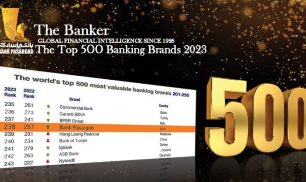 بانک پاسارگاد یک تنه در میان برترین برندهای بانکی جهان!