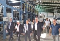 بازدید مدیران ارشد بانک صنعت و معدن از طرح‌های تامین مالی شده در آذربایجان غربی