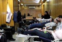 مشارکت گسترده کارکنان بانک رفاه کارگران در امر اهدای خون