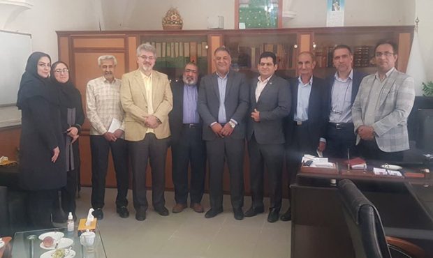 جلسه مشترک بیمه دانا با مدیران ارشد کانون و صندوق بازنشستگان فولاد کرمان