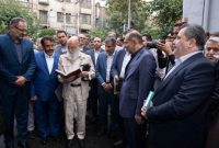 نامگذاری رسمی کوچه شهدای بانک ملت با حضور رییس شورای شهر تهران
