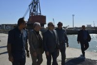 بازدید مدیرعامل بانک صنعت و معدن از شرکت شهرک صنایع دریایی ساحل اروند در خوزستان