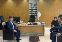 بازدید معاون بین الملل بانک توسعه صادرات ایران از شعبه بلوار کشاورز