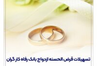 پرداخت ۷.۵۰۰ میلیارد ریال تسهیلات قرض‌الحسنه ازدواج