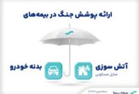 ارائه پوشش جنگ در بیمه‌های آتش‌سوزی و بدنه بیمه سینا