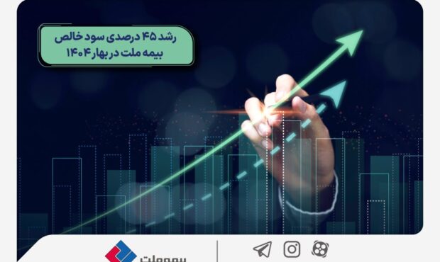 رشد ۴۵ درصدی سود خالص بیمه ملت در بهار ۱۴۰۴