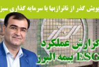 تحلیل عملکرد مالی و ESG بیمه البرز + توصیه های پویش تحلیل عملکرد مالی و ESG بیمه البرز + توصیه های پویش