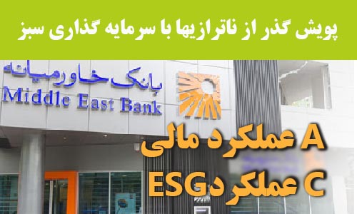 نقاط قوت و ضعف بانک خاورمیانه در گذار سبز نقاط قوت و ضعف بانک خاورمیانه در گذار سبز