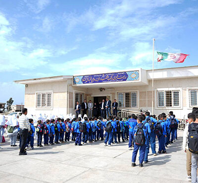 آغاز پروژه توسعه مدرسه بانک اقتصادنوین در روستای حاجی‌قره آق قلا