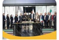 زنگ آغاز معاملات بورس تهران توسط مدیرعامل بیمه پارسیان نواخته شد