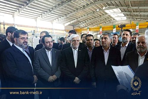 واحد بزرگ ریسندگی قم با سرمایه گذاری بانک ملی ایران افتتاح شد واحد بزرگ ریسندگی قم با سرمایه گذاری بانک ملی ایران افتتاح شد